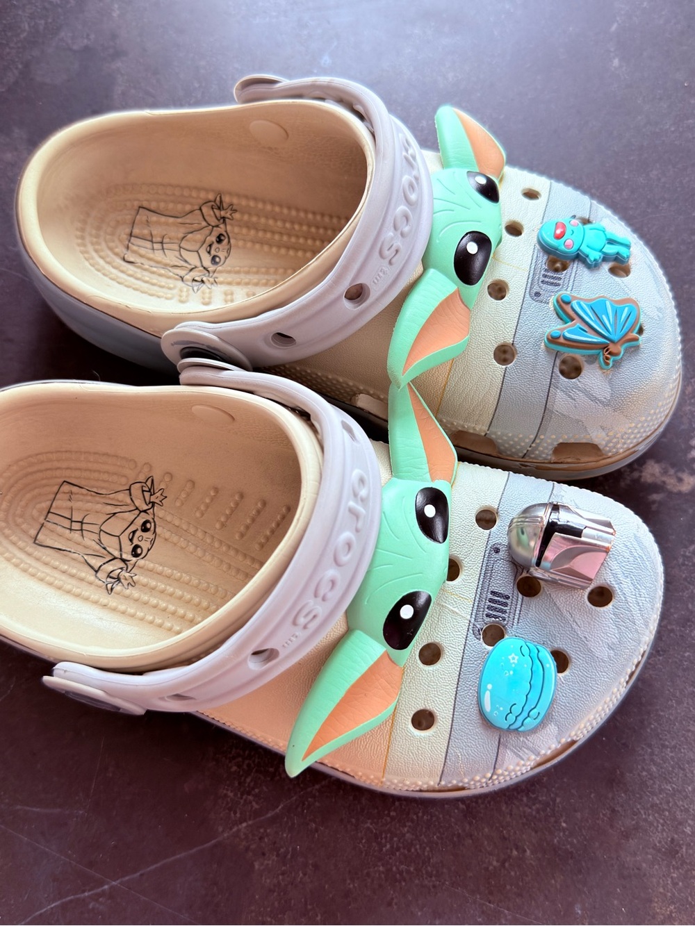 CROCS Baby Yoda size J1
